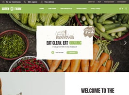 Green Farm – Organic Food Farm & Eco Food Store WordPress Theme