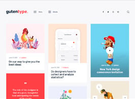 Gutentype | 100% Gutenberg WordPress Theme for Modern Blog