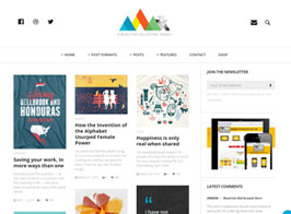 HEAP – A Snappy Responsive WordPress Blog Theme