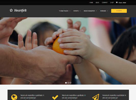 Heartfelt – Humanitarian Responsive WordPress Theme