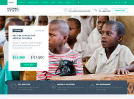 HelpingHands | Charity WordPress Theme