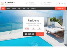 HOME STATE – Single Property Real Estate WordPress Theme