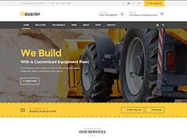 Industry – Factory, Construction WordPress Theme
