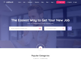 Jobhunt – Job Board WordPress theme for WP Job Manager