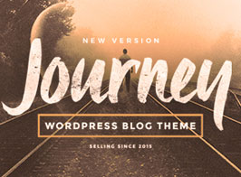 Journey – Personal WordPress Blog Theme