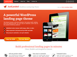 JustLanded – WordPress Landing Page