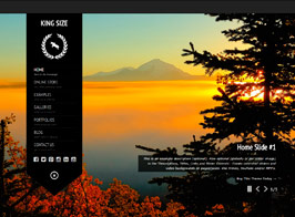 KingSize – Fullscreen Photography Theme