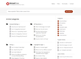 KnowHow – A Knowledge Base WordPress Theme
