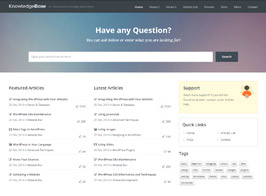 Knowledge Base – A WordPress Wiki Theme