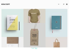 KON/CEPT – A Portfolio Theme for Creative People