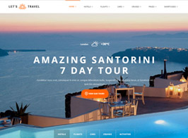 Let’s Travel – Responsive Travel Booking Site WordPress Theme