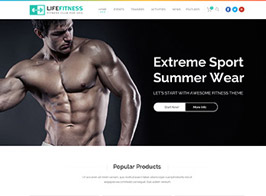 Lifefitness – Gym&Sport WordPress Theme