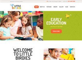 Little Birdies | A Multipurpose Children Kindergarten WordPress Theme