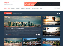 Logger – Magazine/Personal Blogging Theme