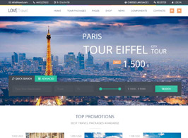 Love Travel – Creative Travel Agency WordPress