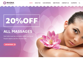 Magna – Spa & Beauty Salon WordPress Theme