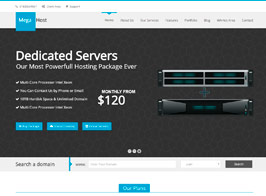 MegaHost – Hosting, Technology, Software And WHMCS WordPress Theme