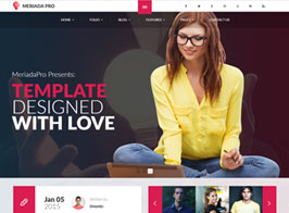 Meriada Pro – Responsive Corporate WordPress Theme