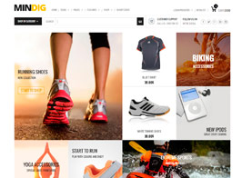Mindig – a Flat & Multipurpose Ecommerce Theme