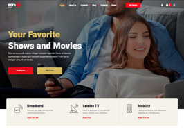 Mirasat – Internet Provider and Satellite TV WordPress Theme