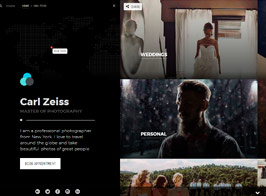 Moon – Full Screen Photography Portfolio, Photo Story Blog & Shop for Creative Professionals