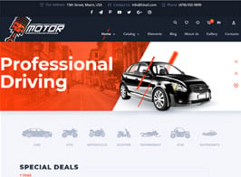 Motor – Vehicles, Parts, Equipments and Accessories WooCommerce Store
