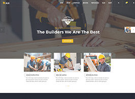 Nah Construction, Building Business WordPress Theme