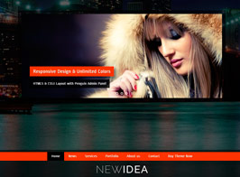 New Idea – Responsive One Page WordPress Theme