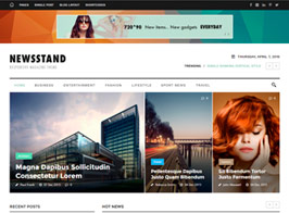 NewsStand – Magazine/Blog/Shop WordPress Theme