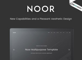 Noor – Minimal Multi-Purpose WordPress Theme, AMP & RTL