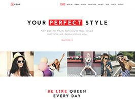 NRG Fashion – Model Agency One Page Beauty Theme