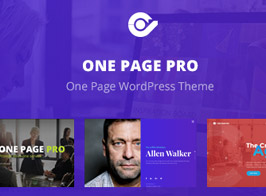 One Page Pro – Multi Purpose OnePage WordPress Theme