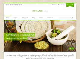 Organic Shop – Responsive WooCommerce Theme
