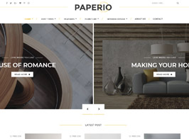 Paperio – Responsive and Multipurpose WordPress Blog Theme