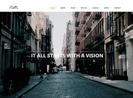 Patti – Parallax One Page WordPress Theme