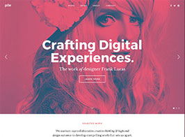 PILE – An Uncoventional WordPress Portfolio Theme