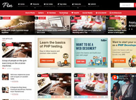 Pin = Pinterest Style / Personal Masonry Blog / Front-end Submission