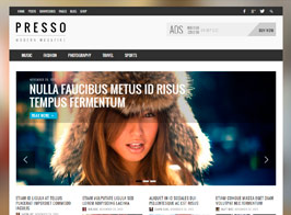 PRESSO – Modern Magazine / Newspaper / Viral Theme