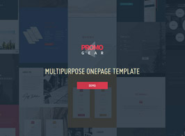 PromoGear – Creative One Page Multipurpose Theme