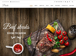 Pronto – Restaurant & Event WordPress Theme