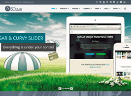 Quasar – WordPress Theme with Animation Builder