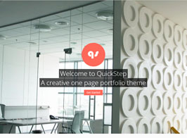 QuickStep – Responsive One Page Portfolio Theme