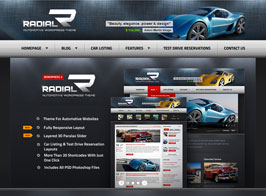 Radial – Premium Automotive & Tech WordPress Theme