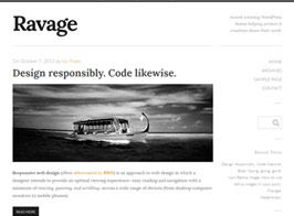 Ravage – Big & Bold WordPress Theme