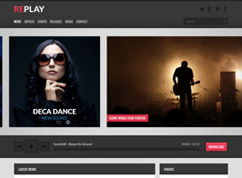Replay – Responsive Music WordPress Theme