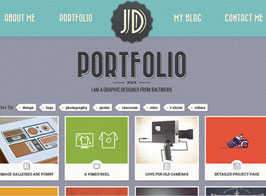 Retro Portfolio – One Page Vintage WordPress Theme