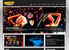 Rockit – Music Band WordPress Theme