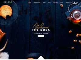 Rosa – An Exquisite Restaurant WordPress Theme