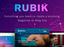 Rubik – A Perfect Theme for Blog Magazine Website