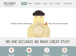 Secundo Responsive Portfolio WP Theme